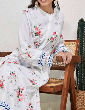 Rochie midi Shein, mix culori