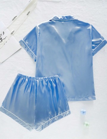 Compleu pijamale Shein, albastru