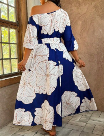 Rochie midi Shein, mix culori