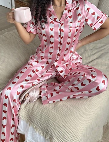 Compleu pijamale Shein, mix culori