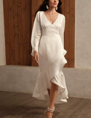 Rochie maxi Shein, alb