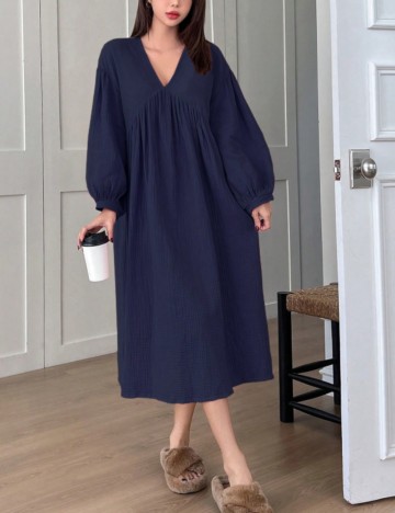 Rochie midi Shein, albastru