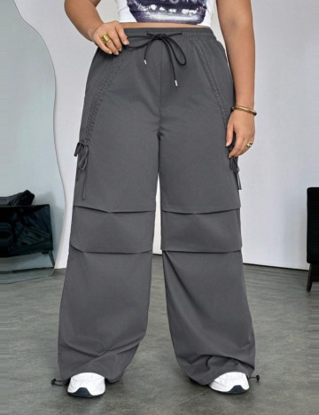 Pantaloni Shein, gri