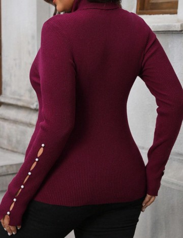 Bluză Shein Curve+, vișiniu
