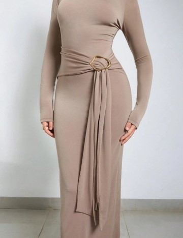 Rochie maxi Shein, bej