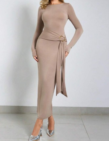 Rochie maxi Shein, bej