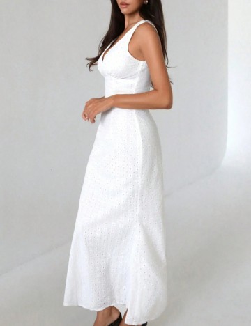 Rochie midi Shein, alb