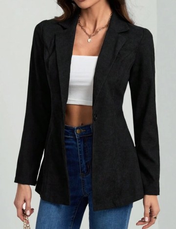 Blazer Shein, negru
