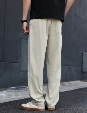 Pantaloni MANFINITY by Shein, bej