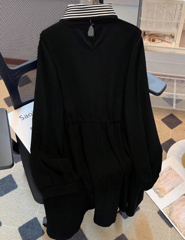 Rochie midi Shein Curve+, negru