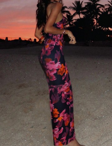Rochie maxi Shein, mix culori