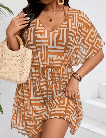Rochie de plajă Shein, mix culori