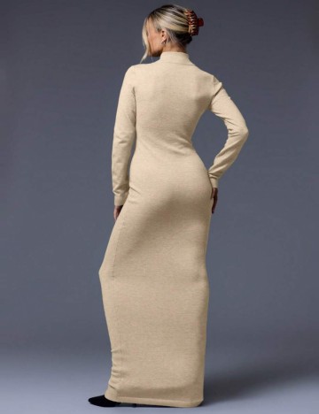 Rochie maxi MUSERA by Shein, crem
