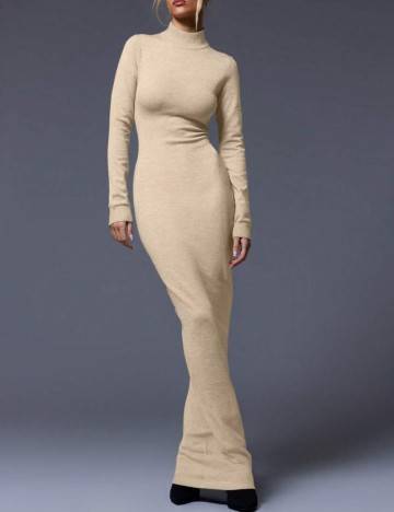 Rochie maxi MUSERA by Shein, crem