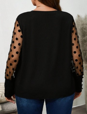 Bluză Shein Curve+, negru
