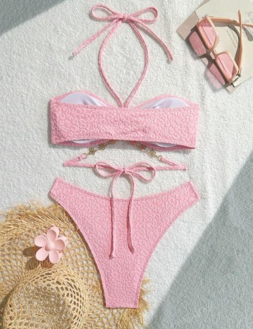 Costum de baie Shein, roz