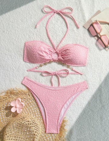 Costum de baie Shein, roz