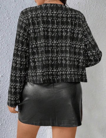 Sacou Shein Curve+, negru