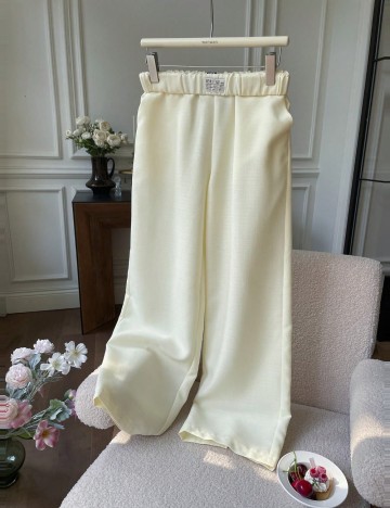 Pantaloni Shein, crem