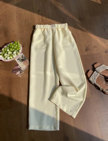 Pantaloni Shein, crem