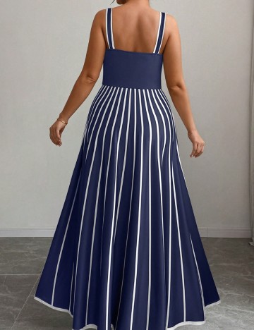 Rochie maxi Shein Curve+, mix culori