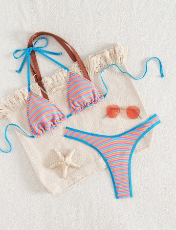 Costum de baie Shein, mix culori