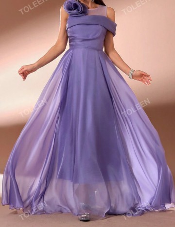Rochie de ocazie Shein, mov