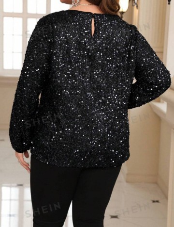Bluză Shein Curve+, negru
