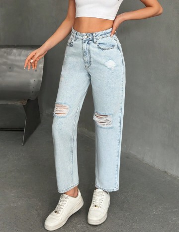 Jeans Shein, albastru