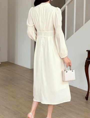 Rochie midi Shein, crem