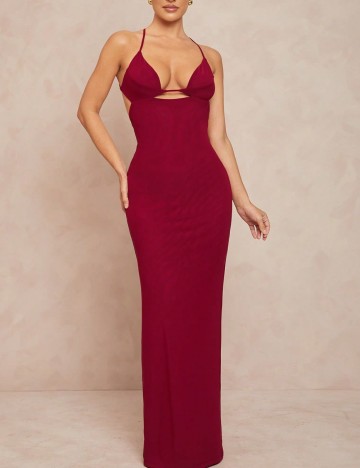 Rochie maxi Shein, vișiniu