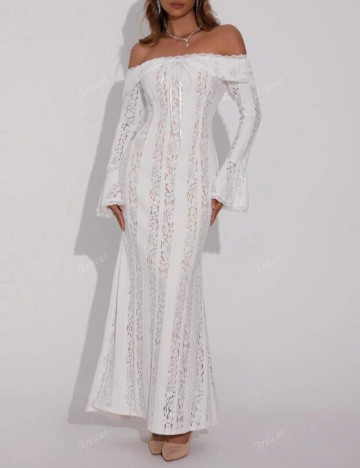 Rochie maxi Shein, alb