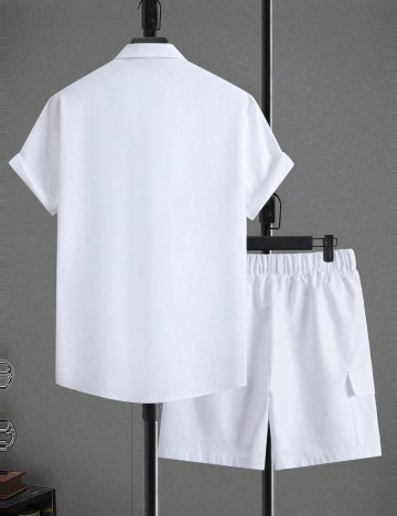 Compleu MANFINITY by Shein, alb