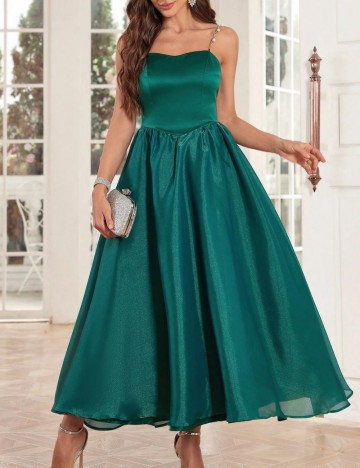 Rochie de ocazie Shein, verde