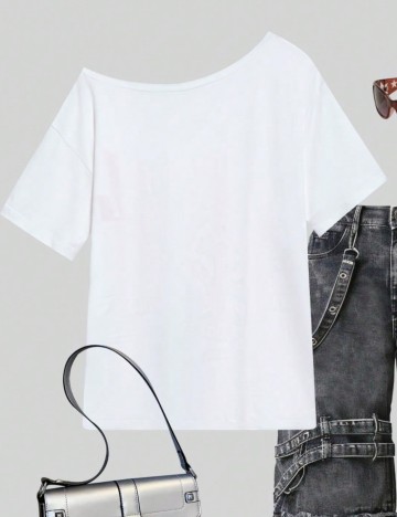 Tricou Shein, alb