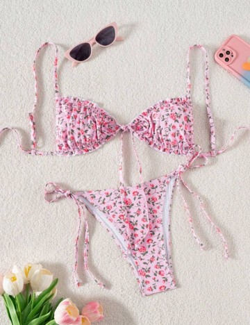 Costum de baie Shein Curve+, mix culori