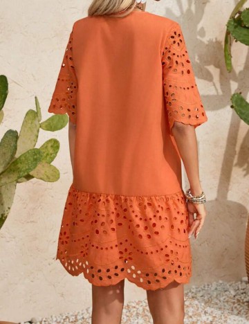 Rochie mini Shein, portocaliu