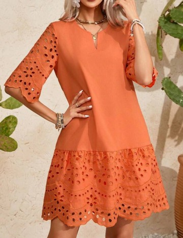 Rochie mini Shein, portocaliu