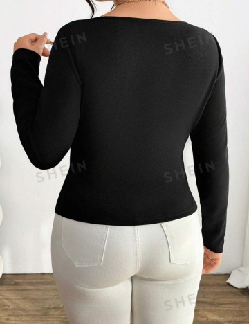 Bluză Shein Curve+, negru