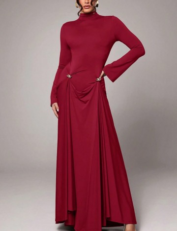 Rochie maxi Shein, vișiniu
