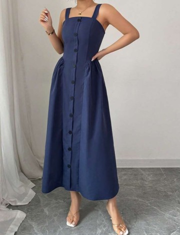 Rochie midi Shein, bleumarin