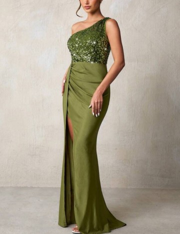 Rochie de ocazie Shein, verde