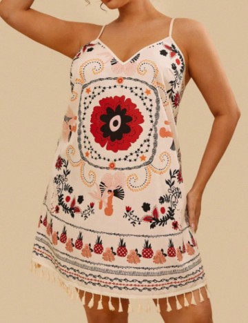Rochie mini Shein Curve+, mix culori