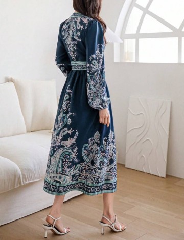 Rochie midi Shein, mix culori