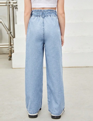 Pantaloni Shein, albastru