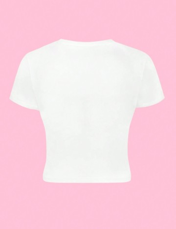 Tricou DAZY by Shein, alb