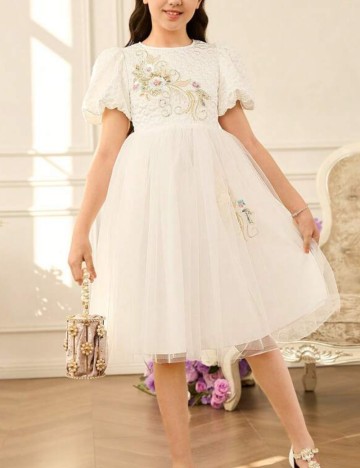 Rochie Shein, alb