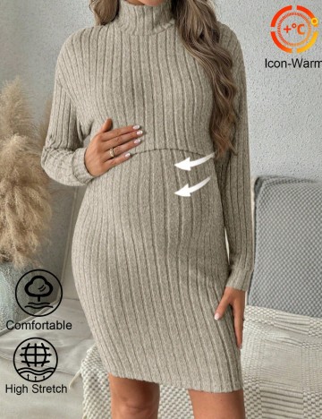 Set rochie și bluză Shein, bej