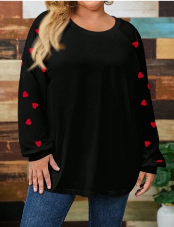 Bluză Shein Curve+, negru