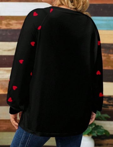 Bluză Shein Curve+, negru